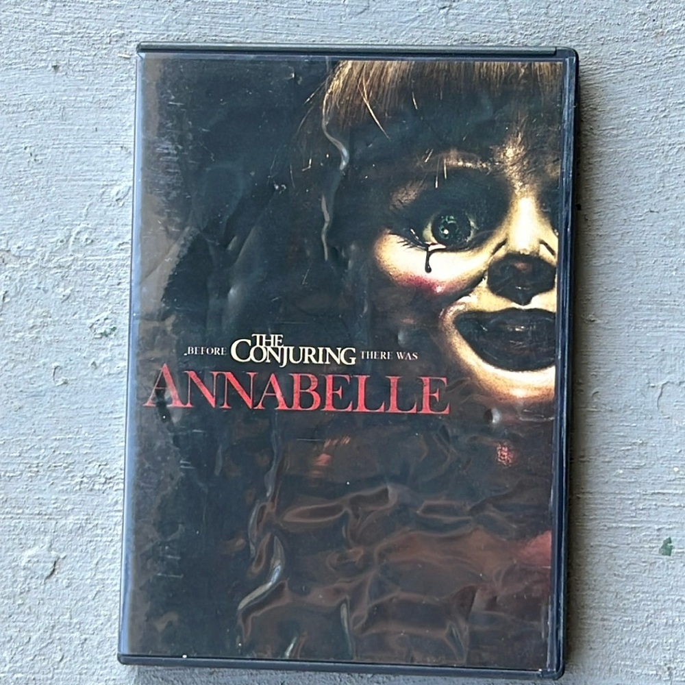 ⭐️ Annabelle Before The Conjuring there was Annabelle DVD movie Rated R